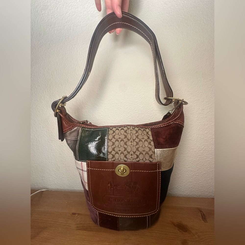 Coach Limited Edition Holiday Patchwork Bleecker